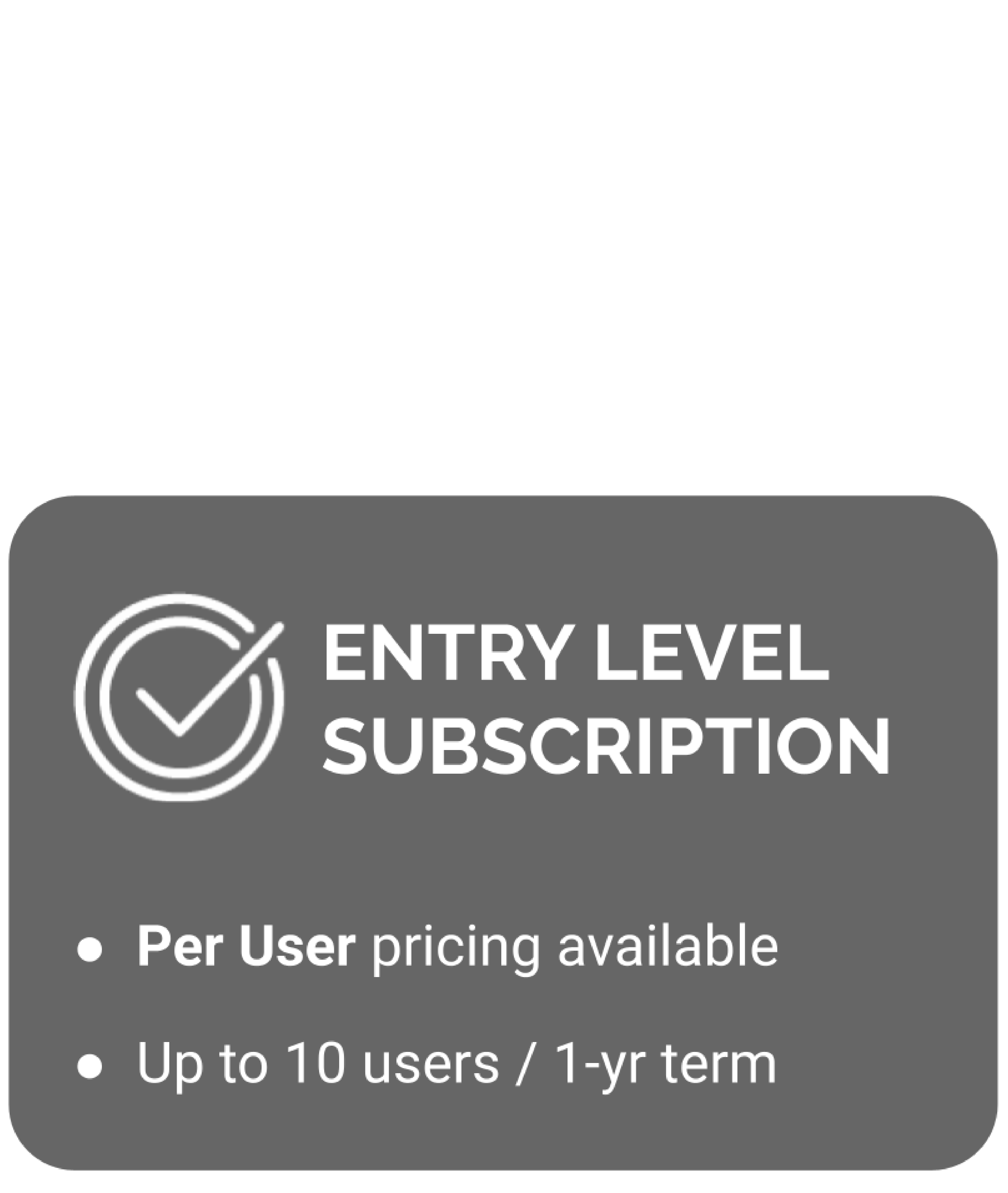 entry level pricing
